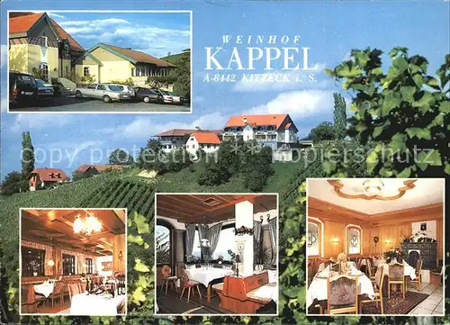 Kitzeck Sausal Weinhof Kappel Gastraeume Kat. Kitzeck im Sausal