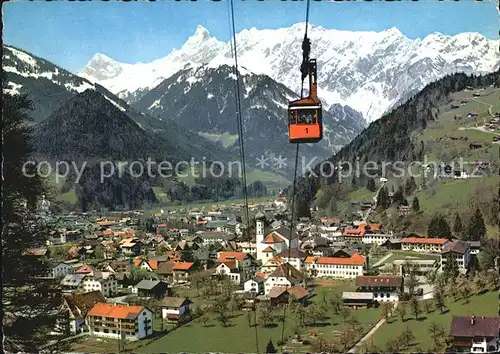 Schruns Vorarlberg Montafoner Hochbahn Zimba Vandanser Steinwand Kat. Schruns