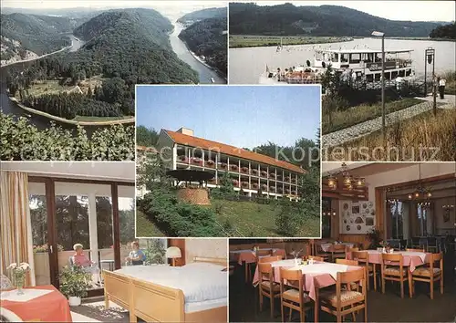 Merzig Haus Sonnenwald Zimmer Gastraum Anlegestelle Panorama Kat. Merzig