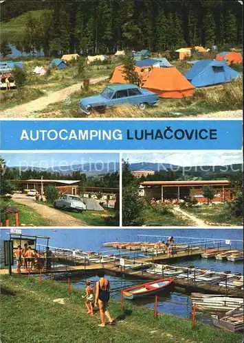 Luhacovice Autocamping Details Bootshafen Kat. Tschechische Republik