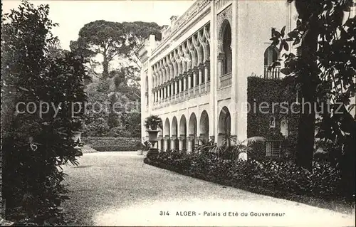 Alger Algerien Palais d Ete du Gouverneur