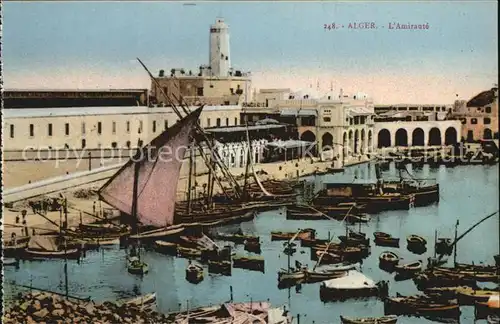 Alger Algerien L Amiraute Hafen