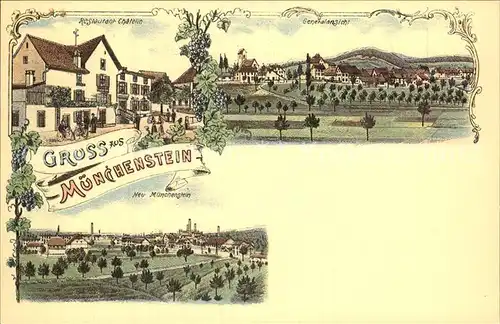 Muenchenstein Repro von 1895 Kat. Muenchenstein