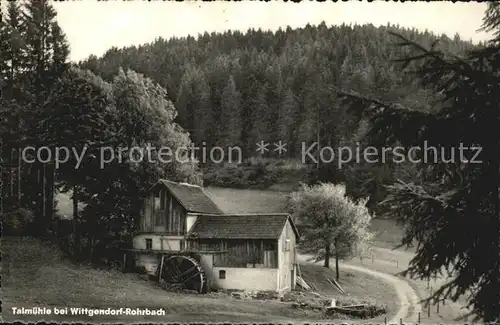 Wittgendorf Zittau Talmuehle Kat. Zittau