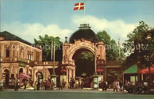 Kobenhavn Indgangen til Tivoli Kat. Kopenhagen