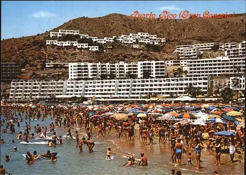 Puerto Rico Gran Canaria Strandpartie Hotels Kat. Gran Canaria