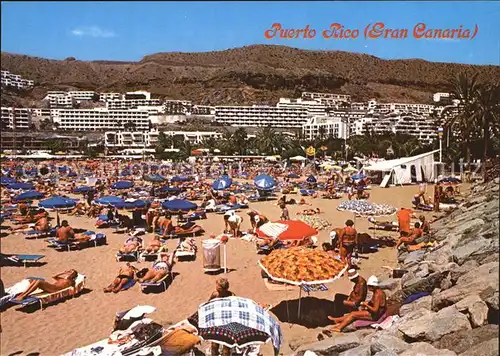 Puerto Rico Gran Canaria Strandpartie Hotels Kat. Gran Canaria