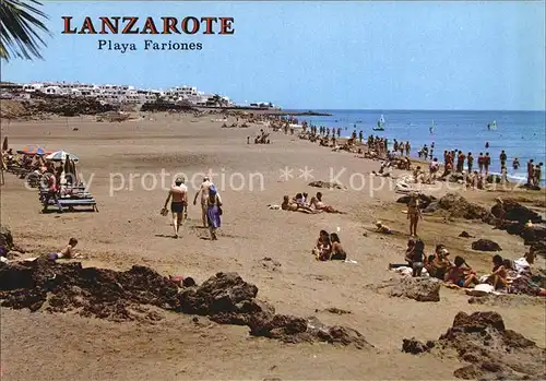 Lanzarote Kanarische Inseln Playa Fariones