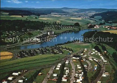 Kirchheim Hessen Fliegeraufnahme Campingplatz Seepark  Kat. Kirchheim
