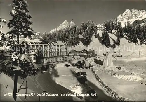 Misurina Teilansicht mit Hotel Kat. Italien