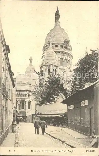 Montmartre Paris Rue de la Barre Kat. Paris