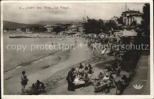 Juan les Pins La Plage Strand Kat. Antibes