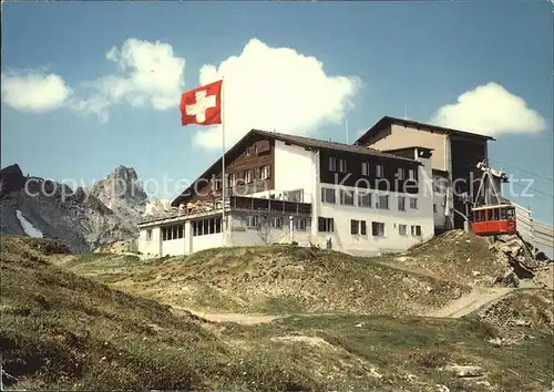 Klosters GR Bergstation Gotschnagrat mit Casanna Kat. Klosters
