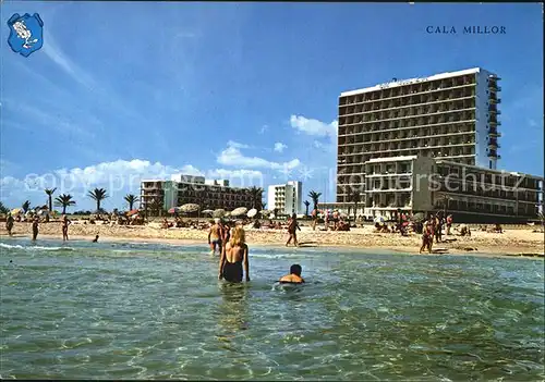 Cala Millor Mallorca Strand mti Hotels Kat. Islas Baleares Spanien