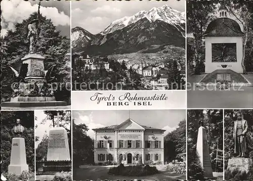 Innsbruck Tyrols Ruhmesstaette Berg Isel Kat. Innsbruck