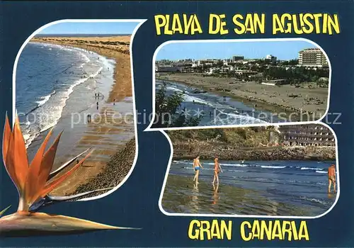 Playa de San Augustin Gran Canaria Strandpartien Kat. Spanien
