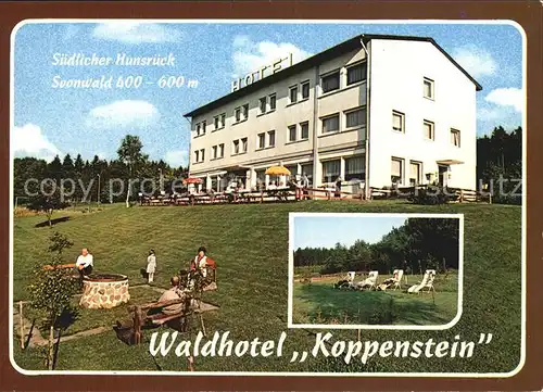 Gemuenden Hunsrueck Waldhotel Koppenstein Kat. Gemuenden