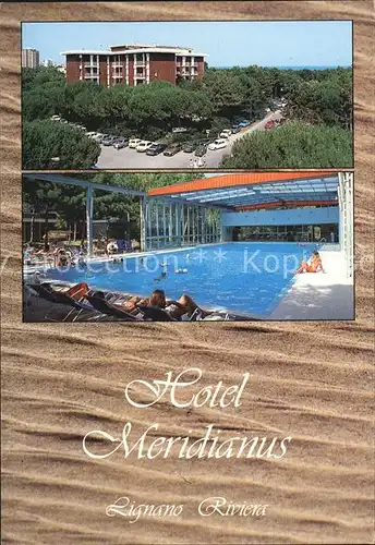 Lignano Hotel Meridianus Schwimmbad Kat. Lignano