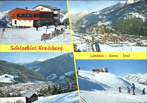 Zams Schigebiet Krahberg Winterpanorama Alpen Kat. Zams Oberinntal