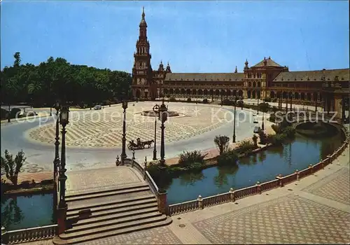 Sevilla Andalucia Plaza de Espana Kat. Sevilla 
