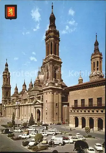 Zaragoza Aragon Basilica de Nuestra Senora del Pilar Imagenes Escudo de Oro Primera coleccion de Catedrales Kat. Zaragoza Saragossa
