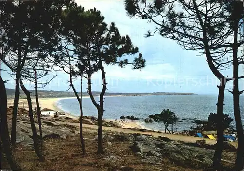 Pontevedra Playa de la Lanzada Strand Camping Kueste Kat. Pontevedra