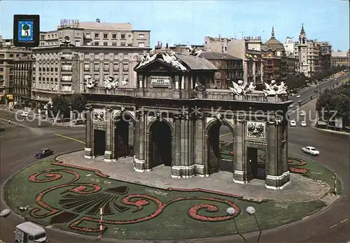 Madrid Spain Puerta de Alcala Kat. Madrid