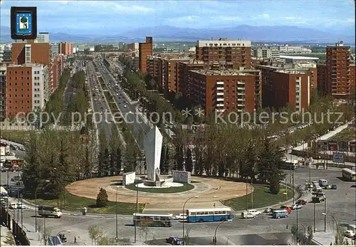 Madrid Spain Plaza Castilla Monumento Kat. Madrid