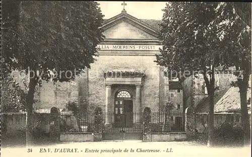 Auray Entree principale de la Chartreuse Kloster Kat. Auray