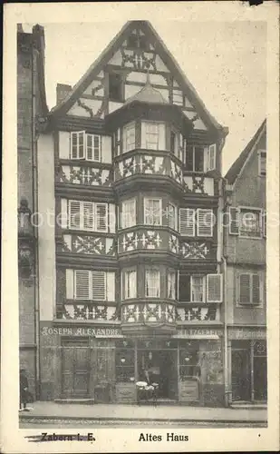 Zabern Saverne Altes Haus Fachwerkhaus