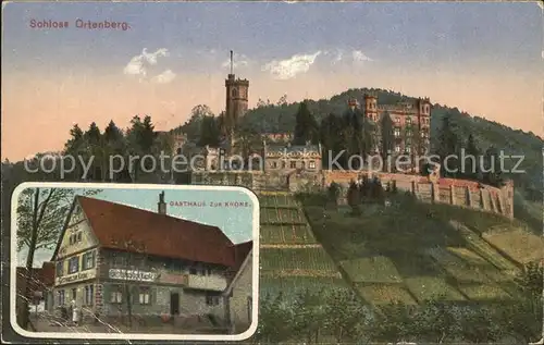 Scherwiller Schloss Ortenberg Gasthaus zur Krone Kat. Scherwiller