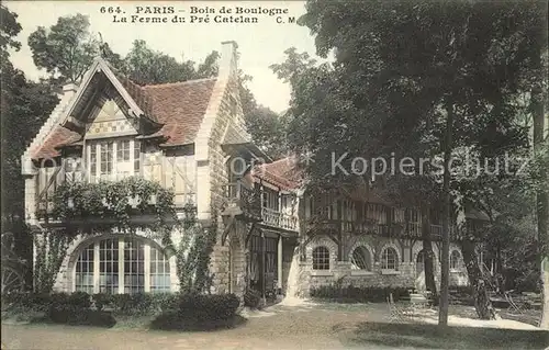 Paris Bois de Bologne La Ferme du Pre Catelan Kat. Paris