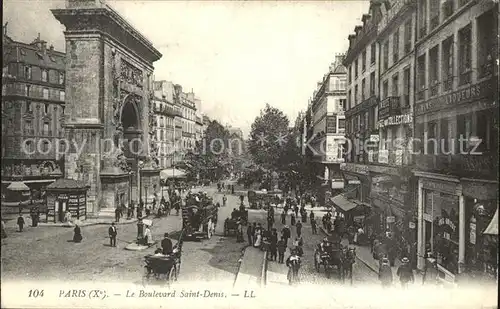 Paris Boulevard Saint Denis Kat. Paris