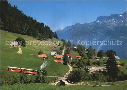 Brienz Rothornbahn Planalp Kat. Eisenbahn