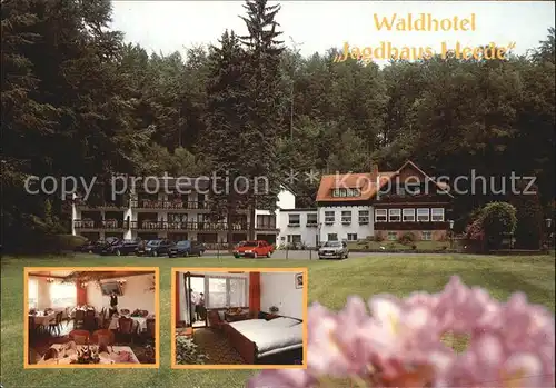 Hann. Muenden Waldhotel Jagdhaus Heede Gastraum Zimmer Kat. Hann. Muenden