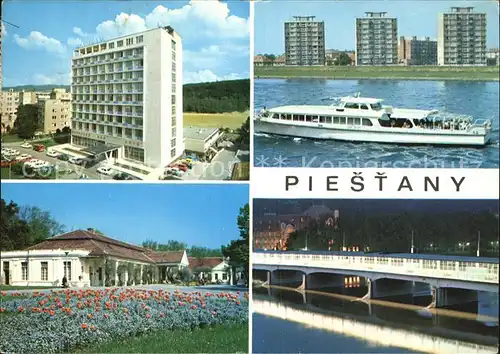 Piestany Interhotel magnolia Lod Adam Trajan sidlisko Floreat Napoleonske kupele Koloadovy most Kat. Piestany