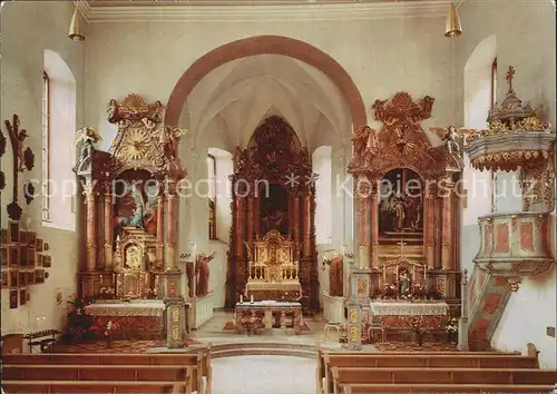Lohr Main Wallfahrtskirche Maria Buchen Inneres Kat. Lohr a.Main