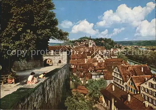 Tuebingen Blick von der Schlosslinde Kat. Tuebingen