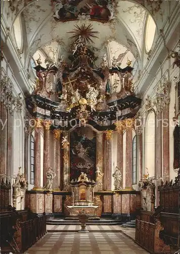 Amorbach Abteikirche Inneres Kat. Amorbach
