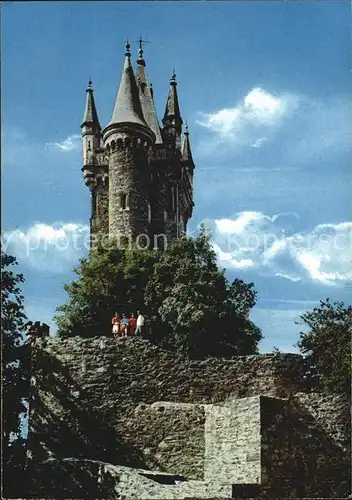 Dillenburg Wilhelmsturm mit Ruine Kat. Dillenburg