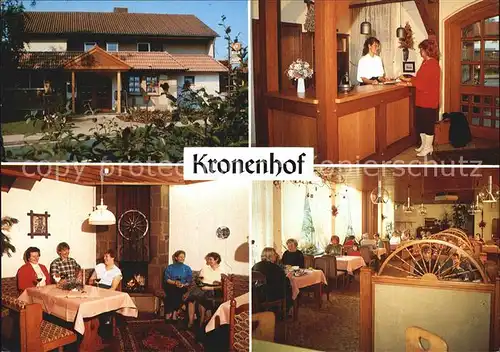 Oedelsheim Hotel Zum Kronenhof Reception Gastraeume Kat. Oberweser