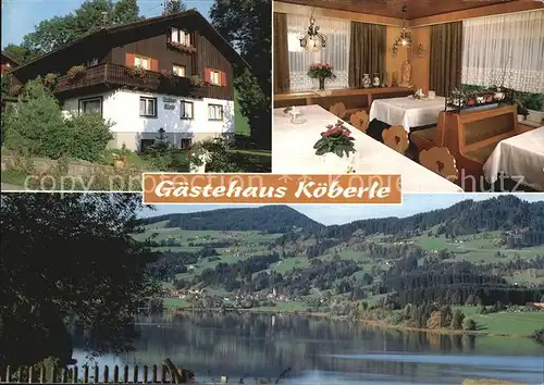 Niedersonthofen Gaestehaus Koeberle Kat. Waltenhofen