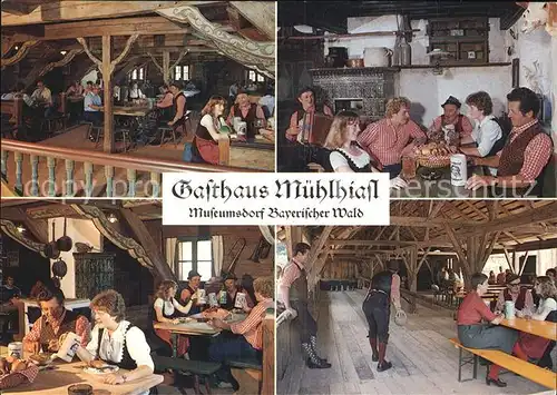 Tittling Gasthaus Muehlhiasl Museumsdorf  Kat. Tittling