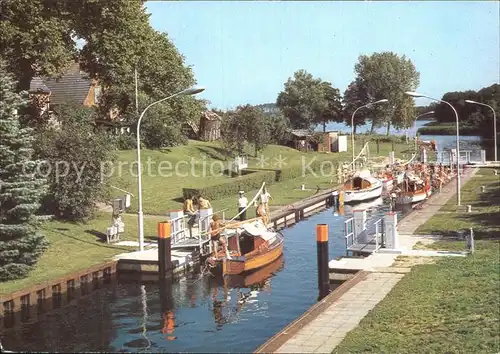 Wustrow Wesenberg Canow Schleuse Kat. Wustrow Wesenberg