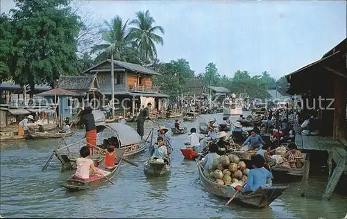 Thailand Marktboote Kat. Thailand