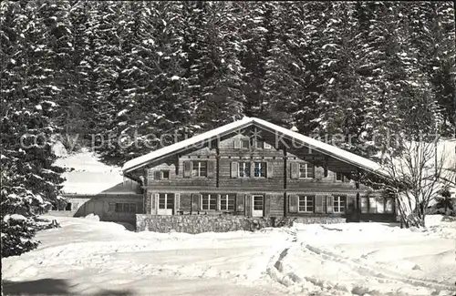 Braunwald GL Berghaus Hahnenbuehl Kat. Braunwald