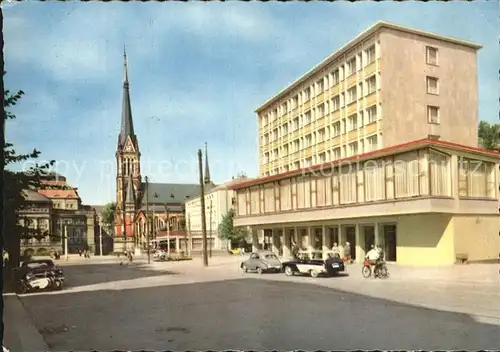 Karl Marx Stadt Blick zum Theaterplatz Kat. Chemnitz