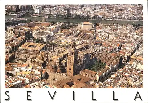 Sevilla Andalucia Fliegeraufnahme Kat. Sevilla 