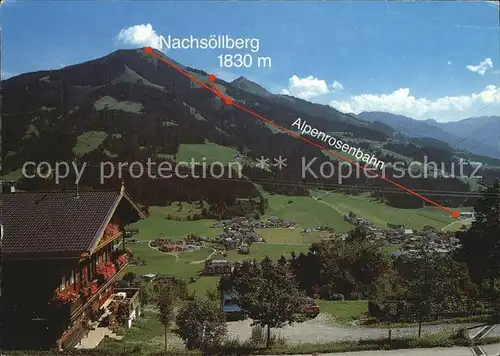 Westendorf Tirol mit Nachsoellberg Alpenrosenbahn Kat. Westendorf