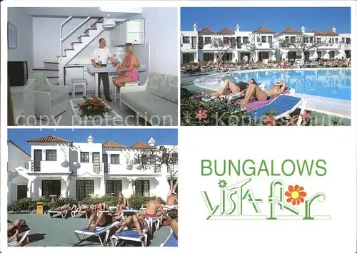Maspalomas Bungalows Vista Flor Zimmer Pool  Kat. Gran Canaria Spanien